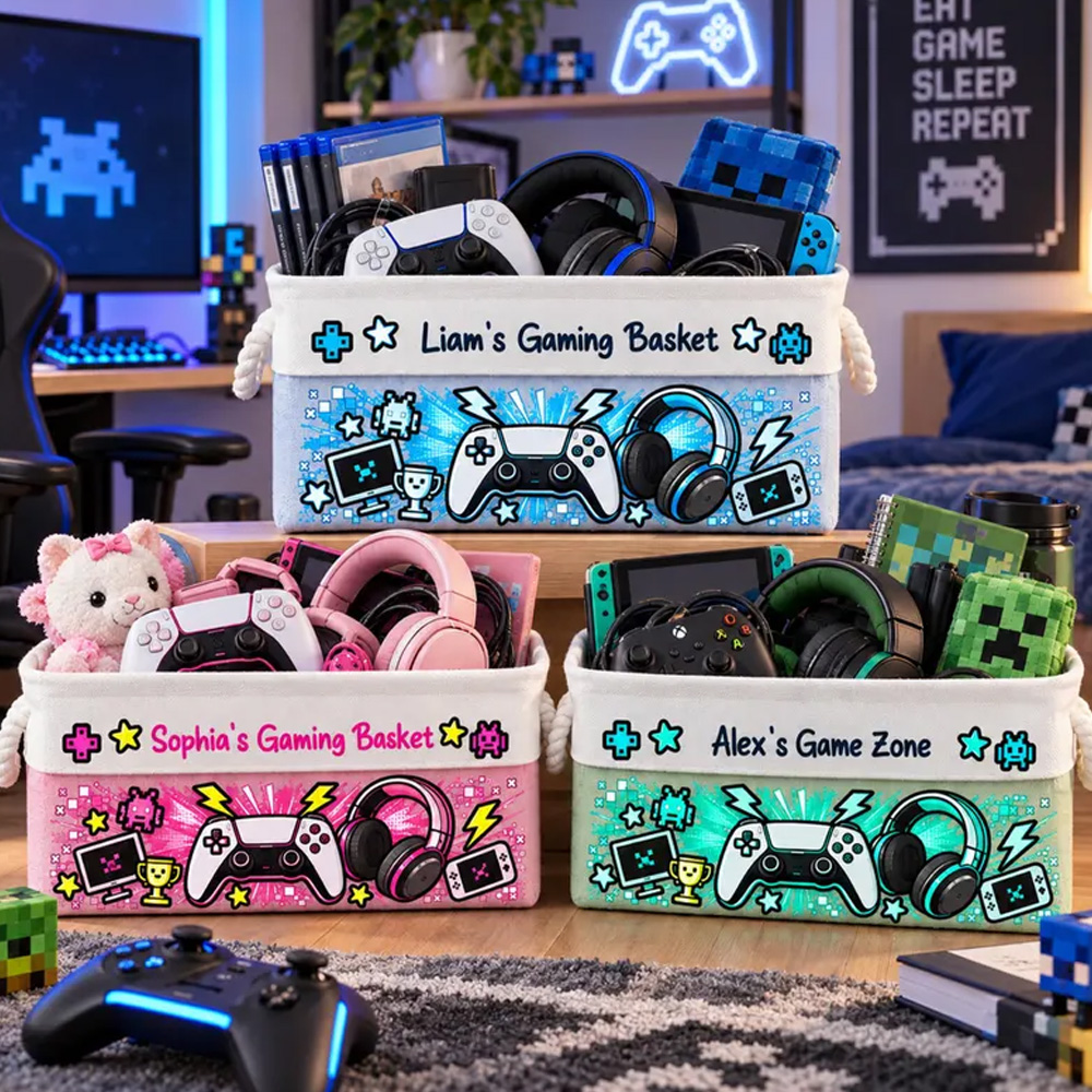 Personalized Gaming Box for Boys Girls Christmas Gift For Daughter Son