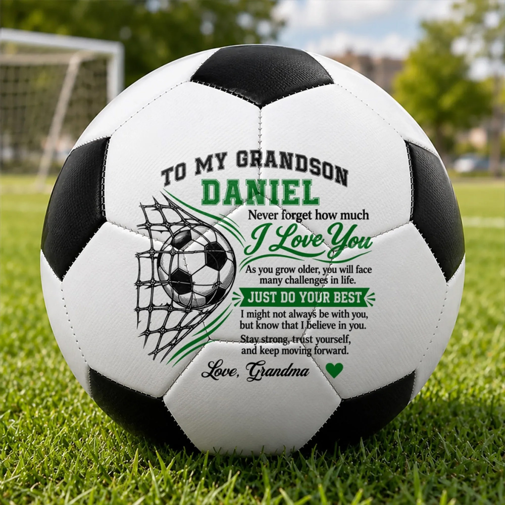 Personalized Soccer Ball Gifts For Son Grandson Soccer Lovers Always B