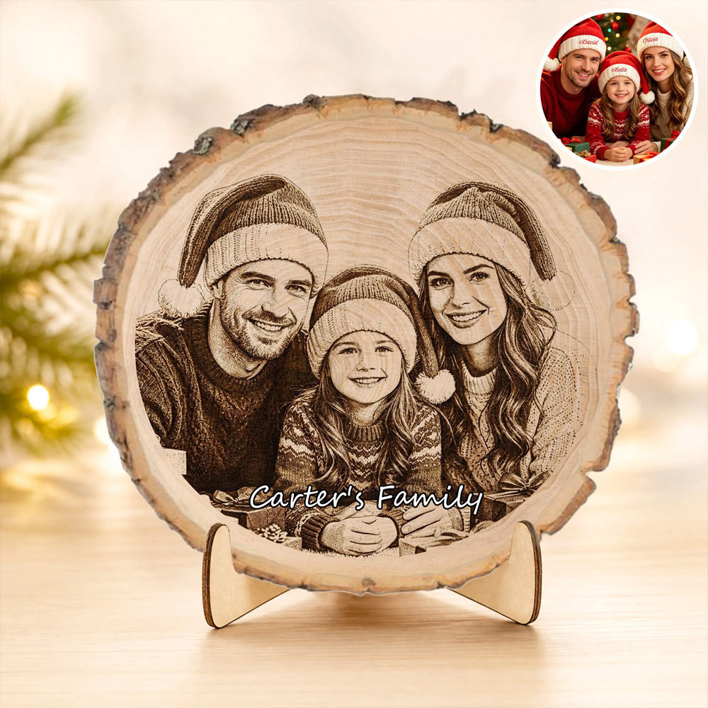 Personalized Holiday Gift For Families Custom Wooden Wall Art Custom C