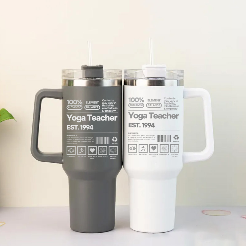 Personalized Yoga Tumbler Yoga Trainer Lover Tumbler Custom Sports Yoga Tumbler Retreat Yoga Gift for Her Women
