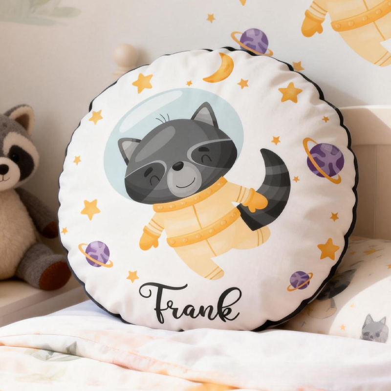 Personalized Cute Astronaut Animals Graphic 3D Print Pillow Birthday Gifts Funny Gifts Animals Lovers Gifts