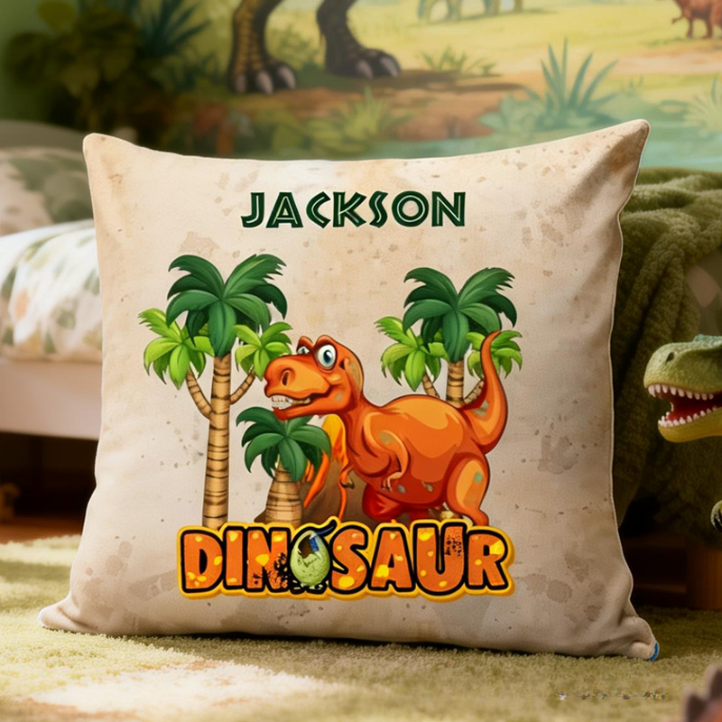 Personalized Dinosaur To Go To Sleep Pillow Birthday Gifts for Kids Dinosaur Lovers Gifts