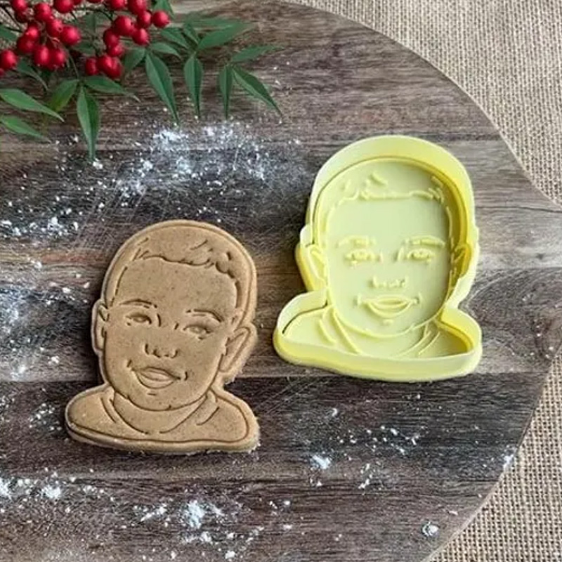 Personalized Your Photo Likeness Custom Portrait Family Celebration Handmade Gift Cookie Cutter