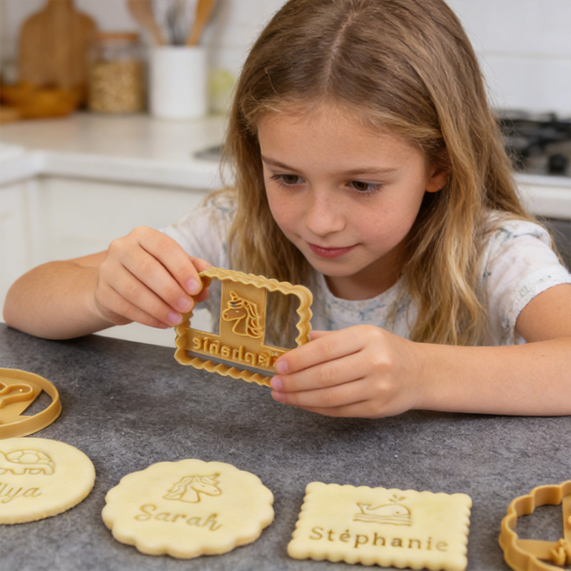 Personalized Name Animal Themed Cookie Cutters Gift for Kids