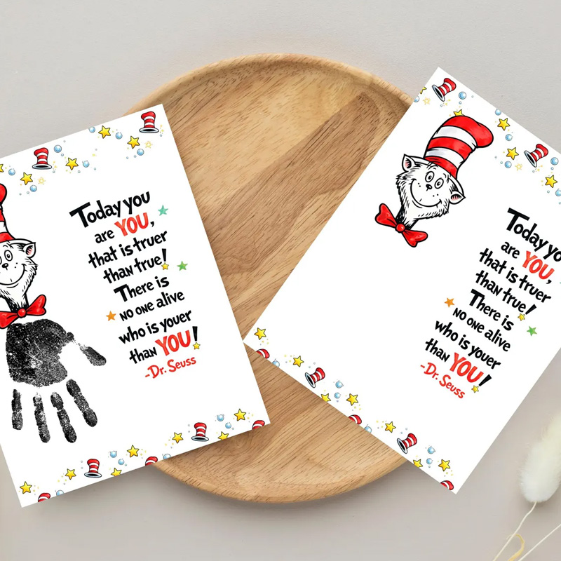 Personalized Kids Room Quote Custom Name Colorful Handprint Nursery Classroom Inspirational Decor Wall Art