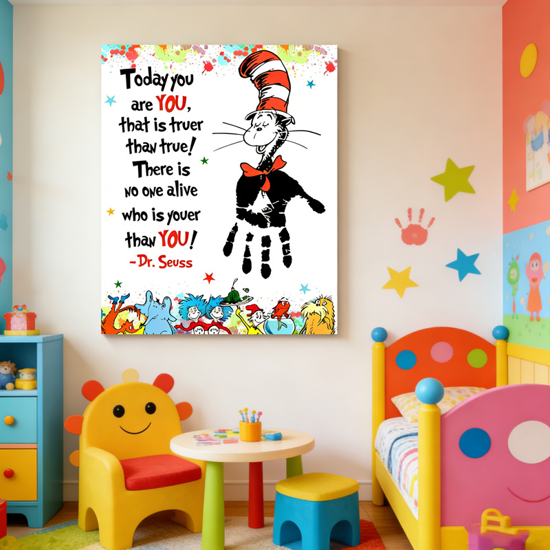 Kids Room Quote Colorful Nursery Classroom Inspiration Positive Message Decor Wall Art Inspirational Decor