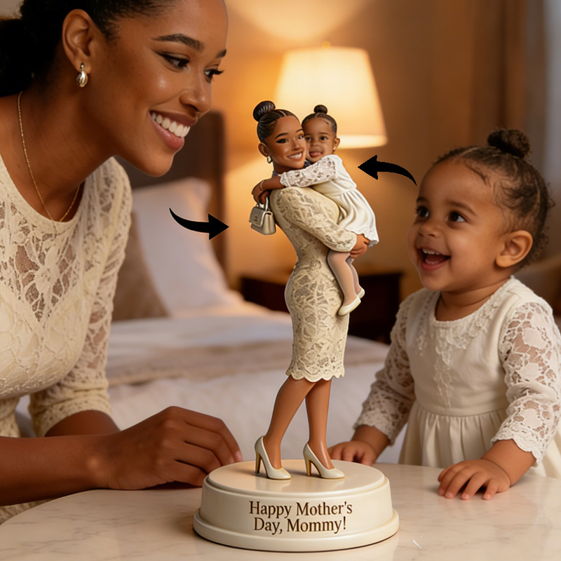 Personalized From Any Photo Custom Mother Custom Shaped Acrylic Plaque Mother's Day Gift