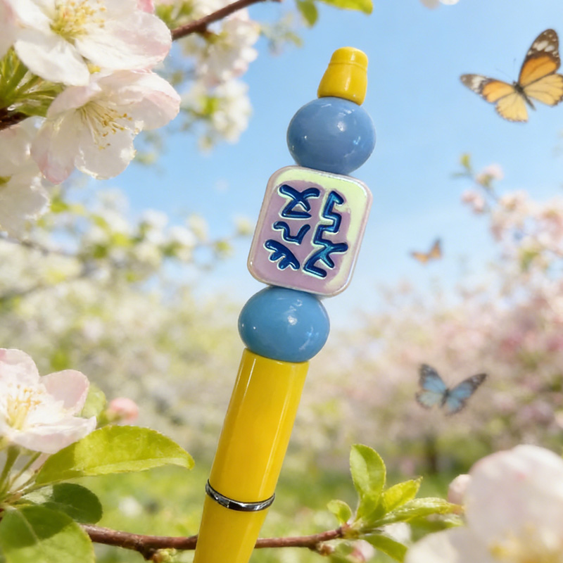 Colorful Creative Mahjong Style Cute Ballpoint Writing Tool Student Gift Stationery Mahjong Pen