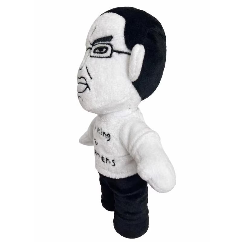 Funny Angry Face Meme Plush Doll Set Internet Chud Expression Toy Soft Stuffed Figure Gift Collectible Chud Soyjak Chudjak Plush