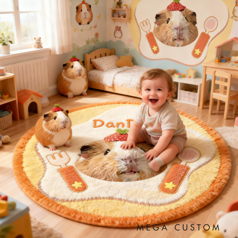 Personalized Cute Hamster with Name Home Decor Unique Pet Lover Gift Birthday Gift for Kids