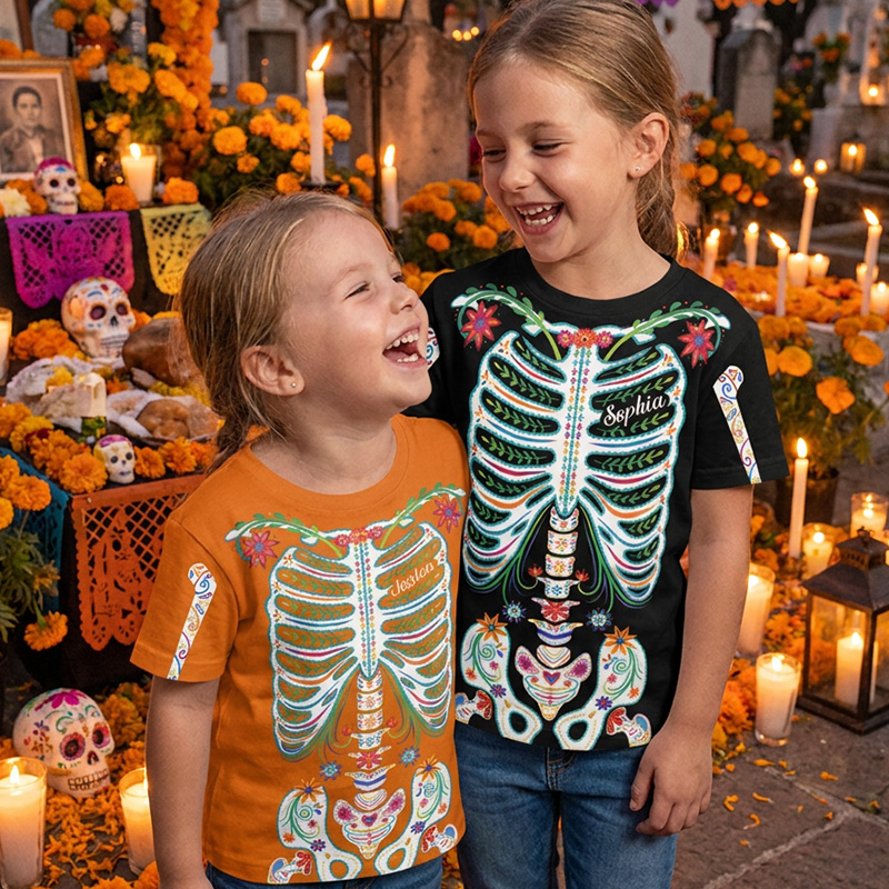 Personalized Day Of The Dead Sugar Skeleton Hispanic Skeleton Sugar Sk