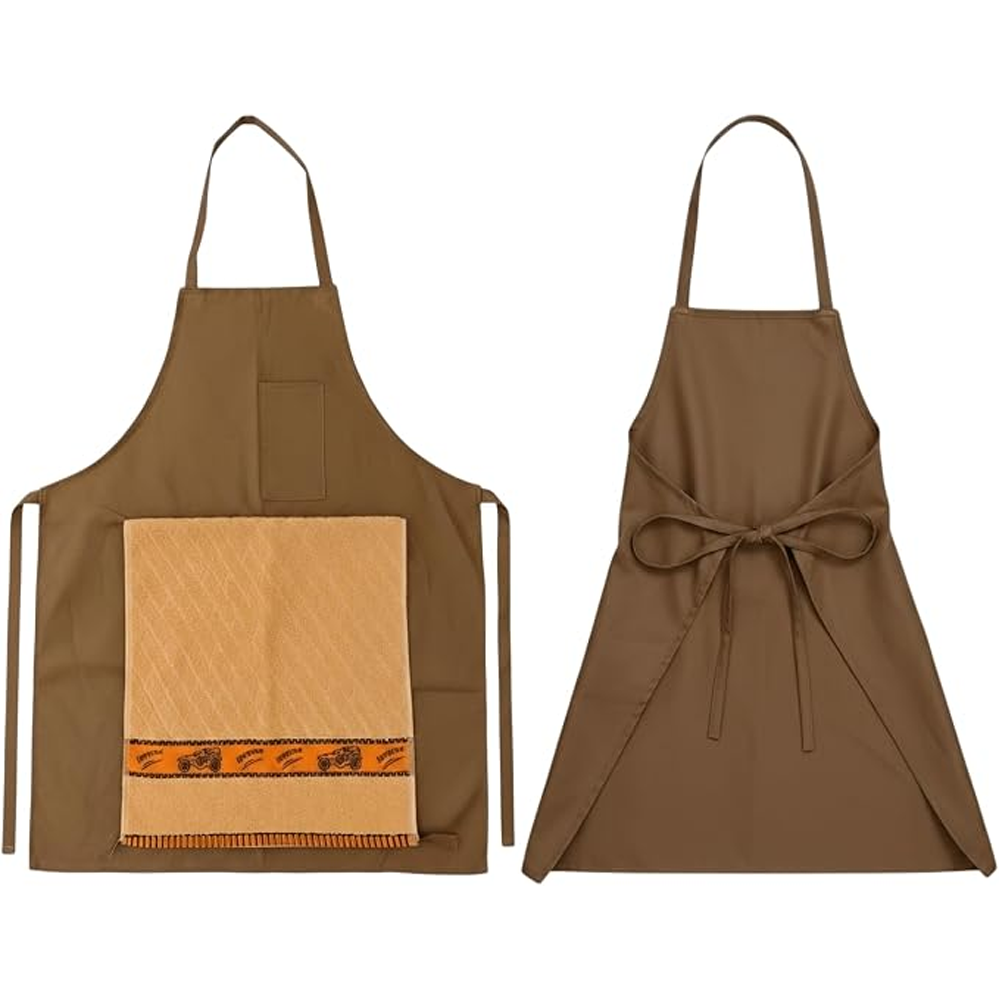 Funny Grill Apron With Hidden Towel Surprise Gag Gift For Men BBQ Chef Cooking Kitchen Party Fathers Day Present