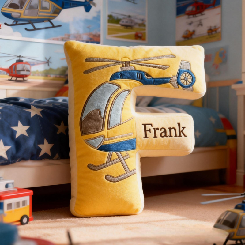 Personalized Letter Pillow Custom Initial Name Cushion for Kids Nursery Decor Gift Soft Alphabet Pillow Baby Bedroom Toddler Room Gift