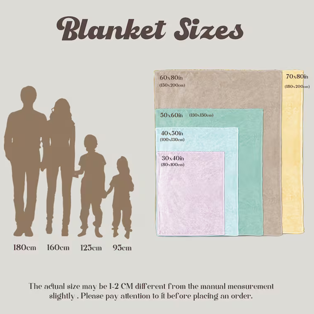 Custom Couple Magazine Style Blanket Personalized Photo Throw Blanket For Anniversary Valentines Day Wedding Gifts