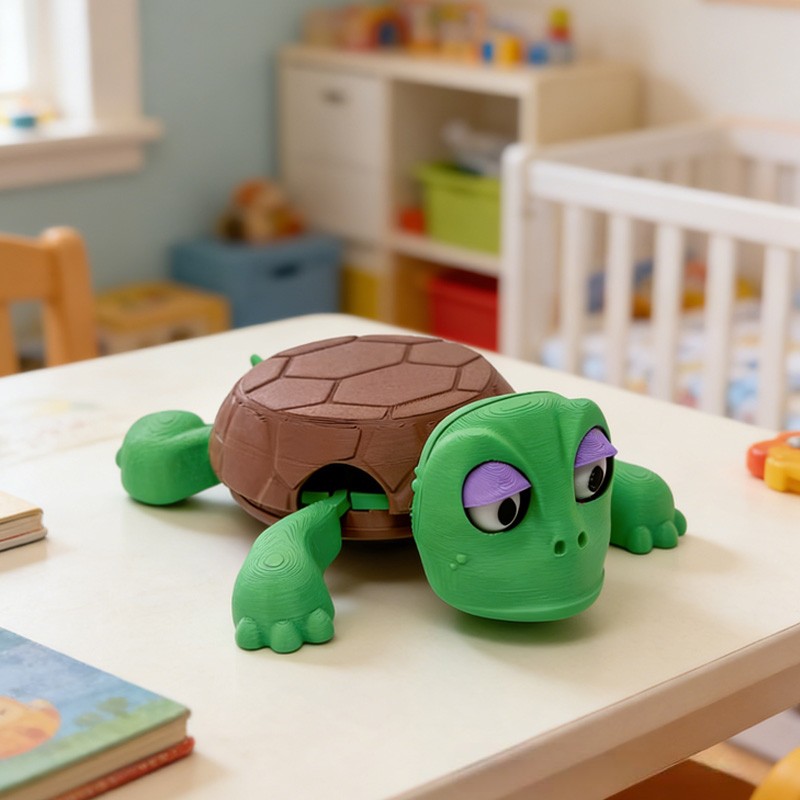 Playful Turtle Shaped Creative Drink Accessory Cup Holder 3d Printing