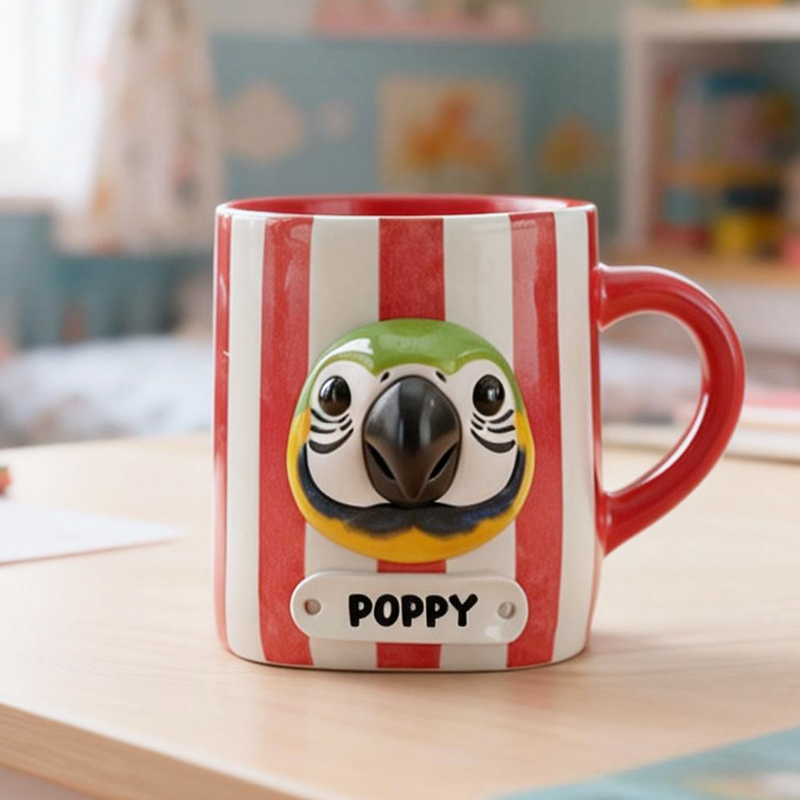 Personalized Beautiful Animals Accent Mug Animals Lover Gift Birthday Gift