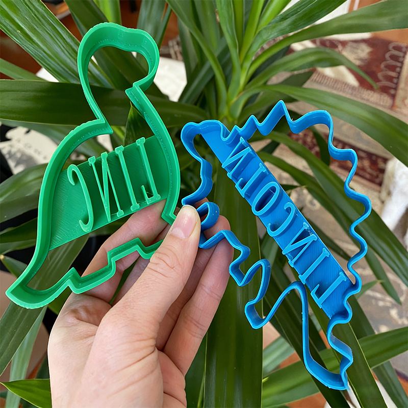 Personalized Kid Name 3D Printed Cookie Cutters Gift for Boy and Girl