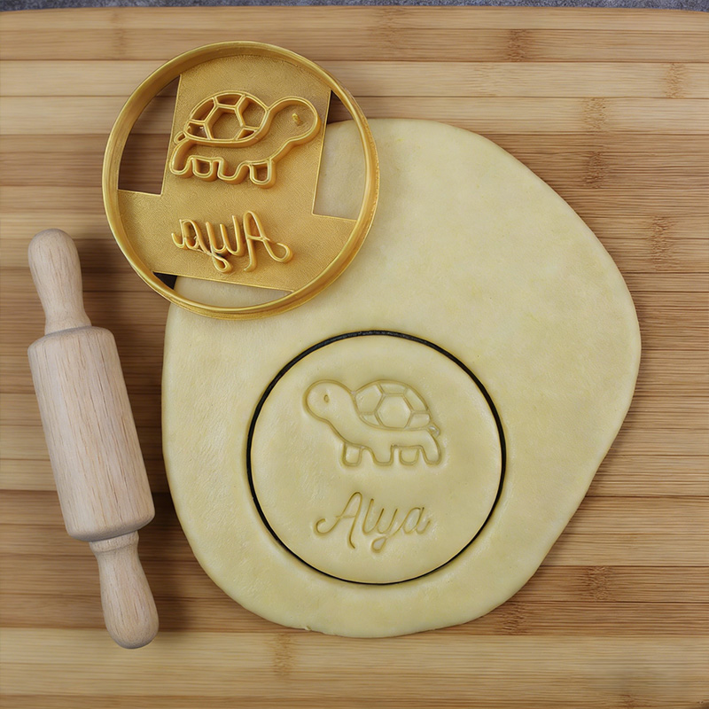 Personalized Name Animal Themed Cookie Cutters Gift for Kids