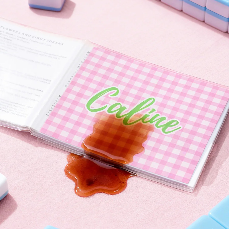 Personalized Bow Tie NMJL Mahjong Tri-Fold Card Holder with Name Family Game Birthday Gift for Mahjong Enthusiasts