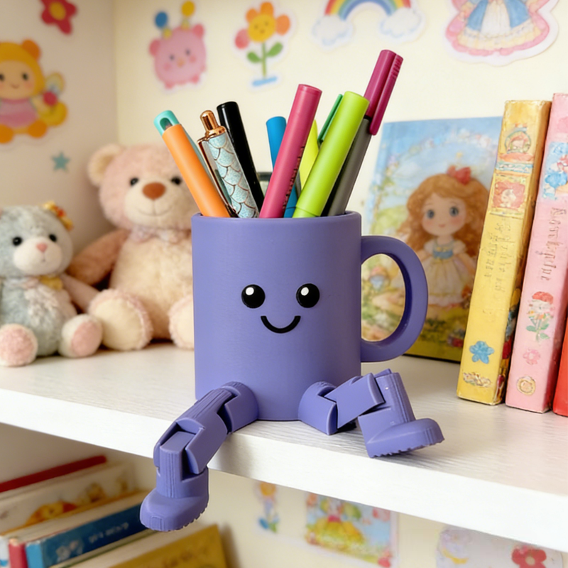 Pencil Holder Cutie Desk Organizer Birthday Gift for Kids Kids Room Decor Cute Office Gift