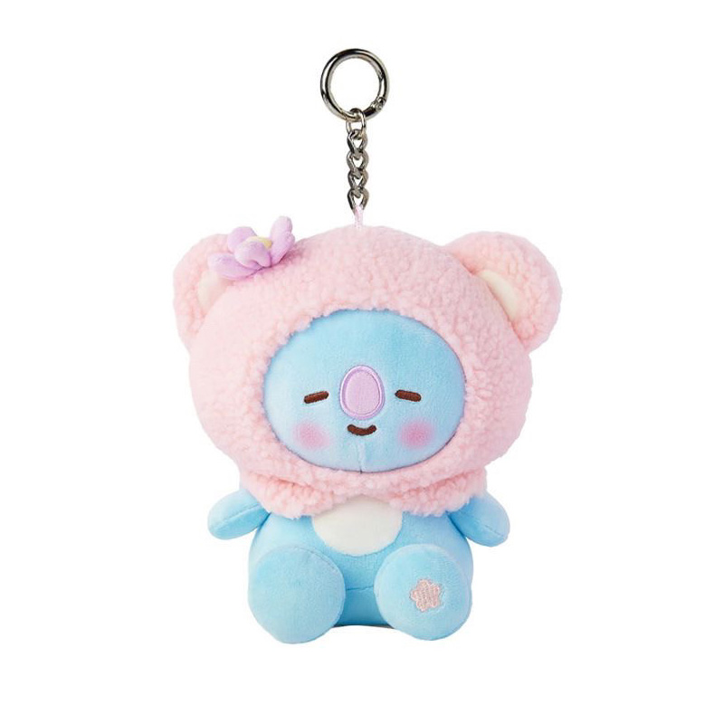 Cartoon Characters Cute Soft Stuffed Animal Pastel Color Adorable Collection Bag Charm K-Pop Plush Keychain