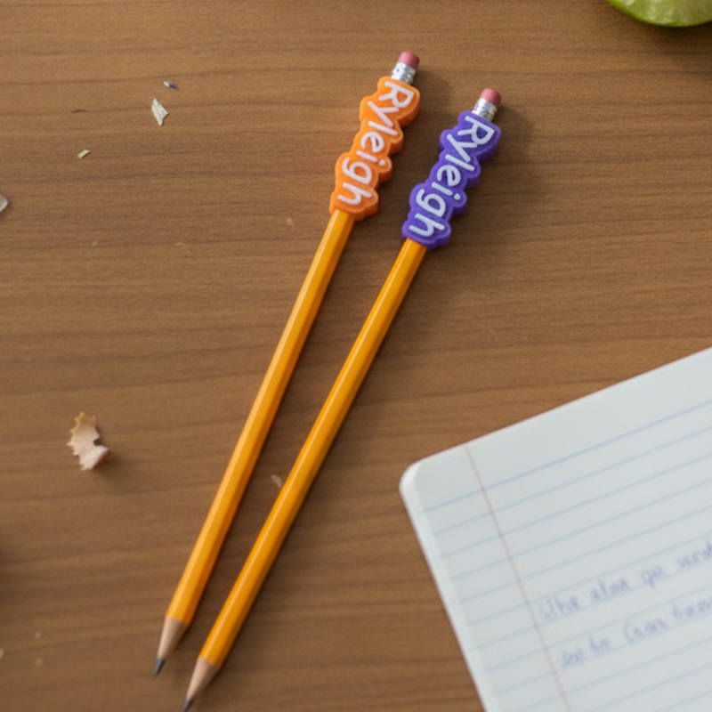 Personalized Name Letter Classroom School Supply Back To School Student Gift Fun Writing Accessory Pencil Toppers