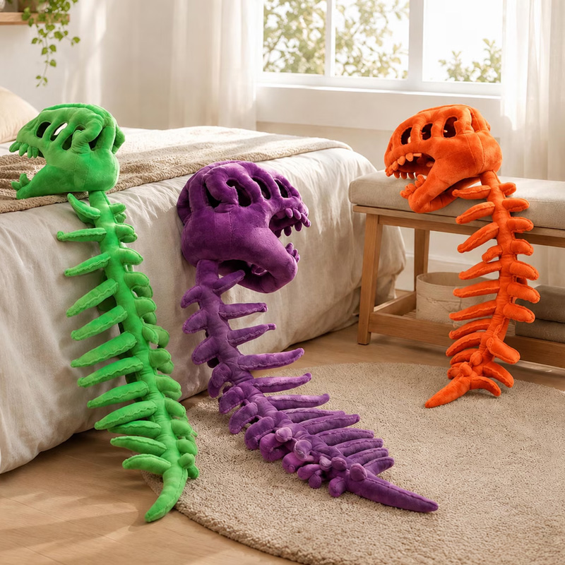 Personalized Dinosaur Costume Hat And Tail Set Themed Pretend Play Adventure Design Soft Plush Kids Dress Up Outfit For Parties And Gifts