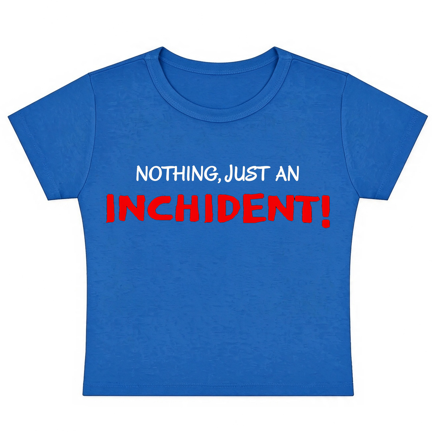 F1 Nothing Just An Incident Baby Tee, Charles Leclerc Meme Cropped T-shirt, Formula 1 Women’s Crop Top, F1 Fan Gift
