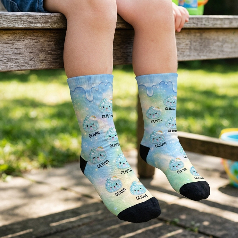 Personalized Gifts for Girls Boys Dumpling Socks