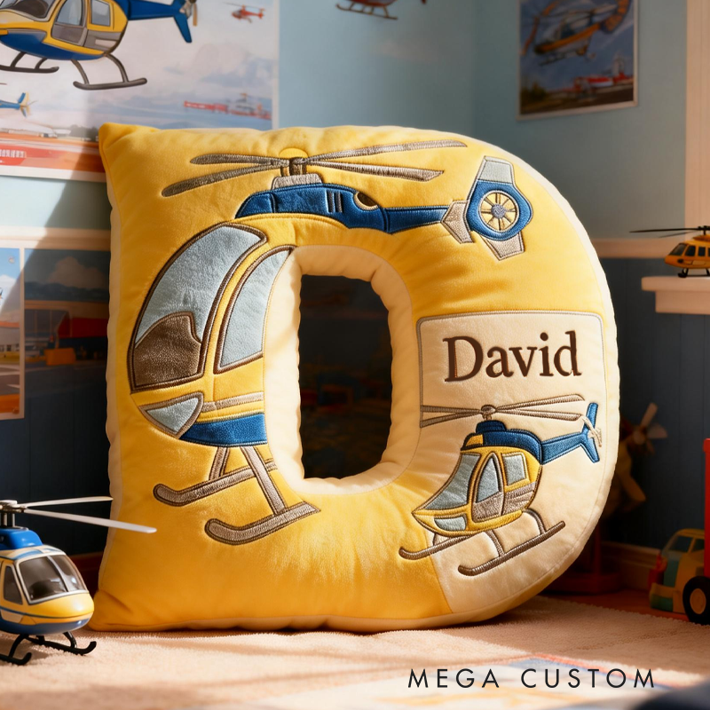 Personalized Letter Pillow Custom Initial Name Cushion for Kids Nursery Decor Gift Soft Alphabet Pillow Baby Bedroom Toddler Room Gift
