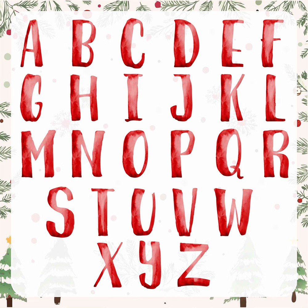Personalized Name Initial Holly Christmas Teddy Bear Gift Bag Canvas Santa Sack with Drawstring Holiday Party Favor Christmas Gift for Kids