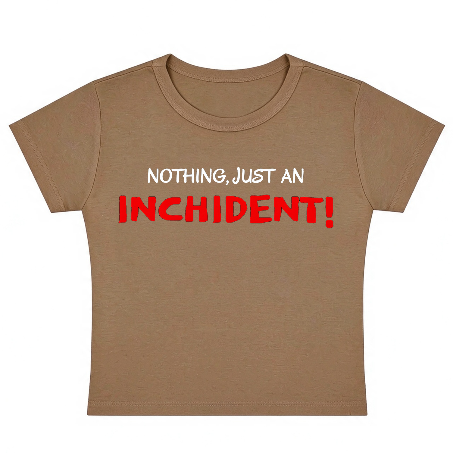 F1 Nothing Just An Incident Baby Tee, Charles Leclerc Meme Cropped T-shirt, Formula 1 Women’s Crop Top, F1 Fan Gift