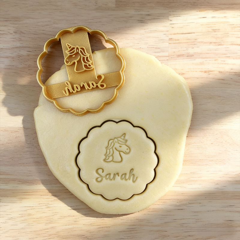 Personalized Name Animal Themed Cookie Cutters Gift for Kids