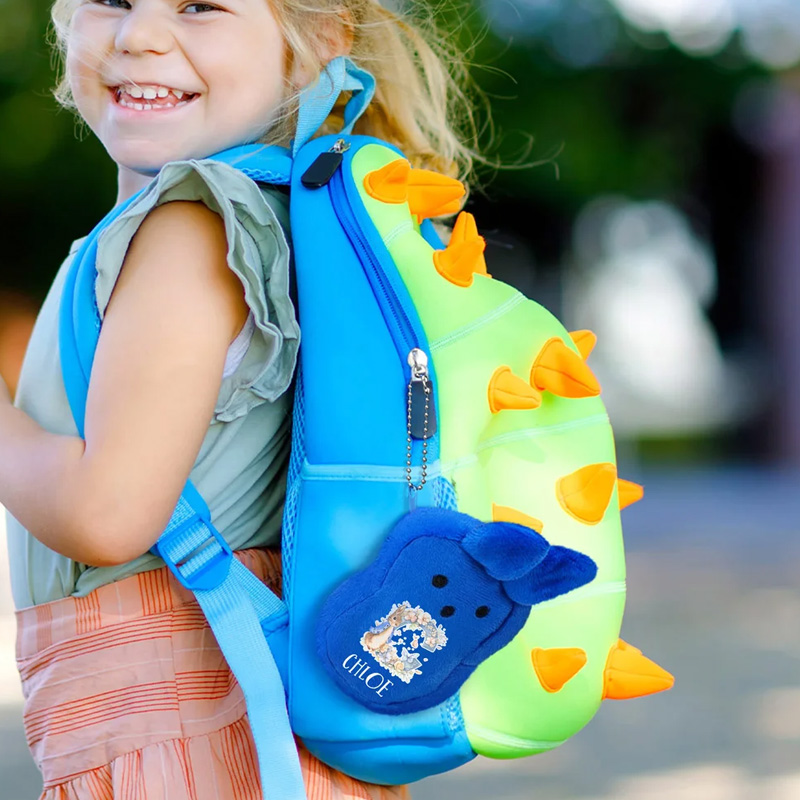 Personalized Mini Cute Peter Rabbit Flower Butterfly Initial Plush Wallet Coin Purse with Name Easter Birthday Gift for Kids