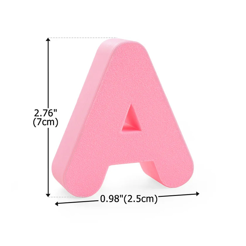 Personalized Multicolor Alphabet 3D Printed Sand Mold Beach Toys Vacation Essentials Birthday Gift for Family Kids