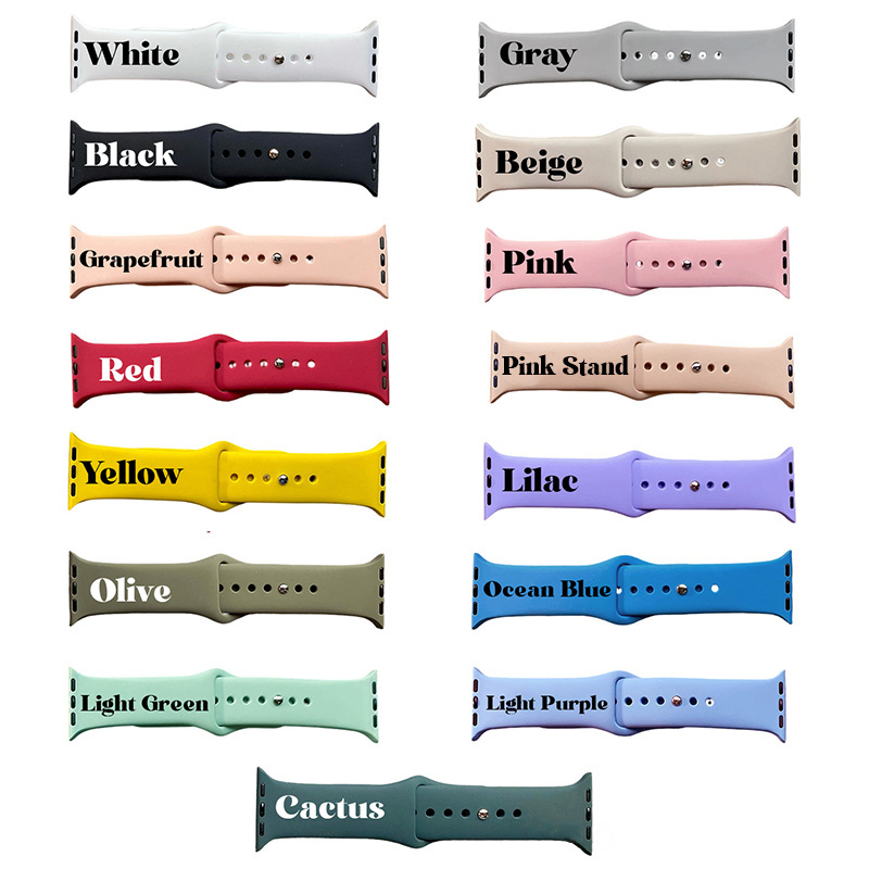 Personalized Engraved Pet Print Watch Band with Pet Name Gift for Dog Lovers Apple Watch Strap Pet Mom Gift