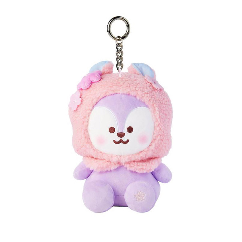 Cartoon Characters Cute Soft Stuffed Animal Pastel Color Adorable Collection Bag Charm K-Pop Plush Keychain