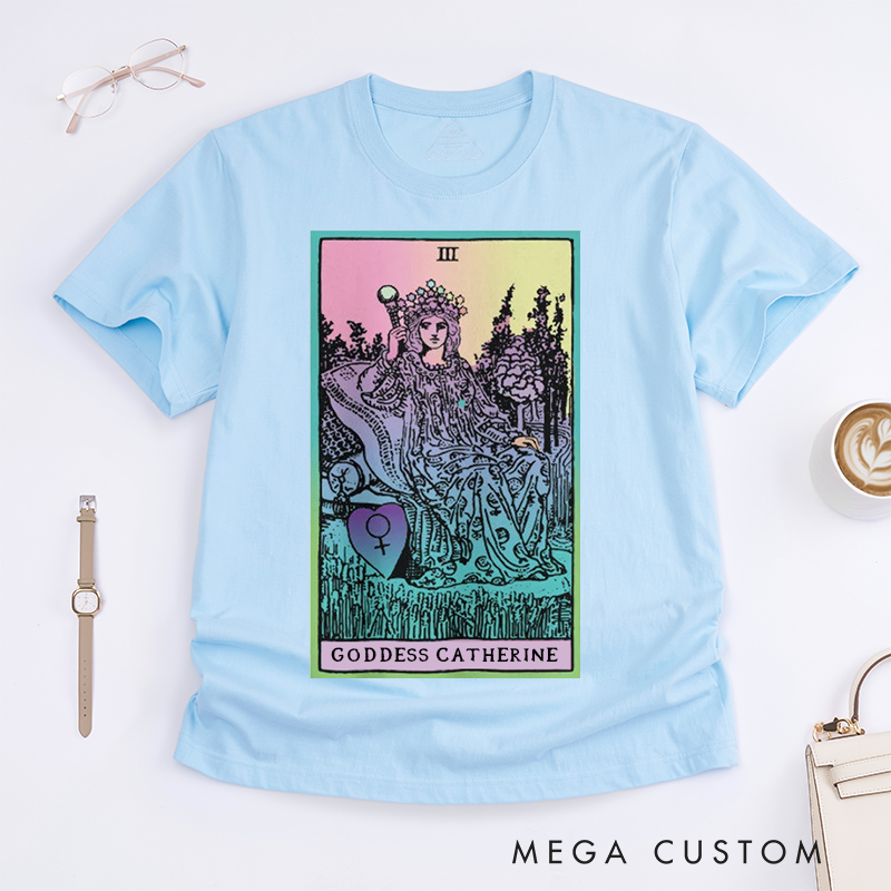 Personalized Tarot Lovers Classic T-Shirts The Empress Tarot Card Classic T-Shirt For Unique Spiritual Tee Birthday Anniversary Present