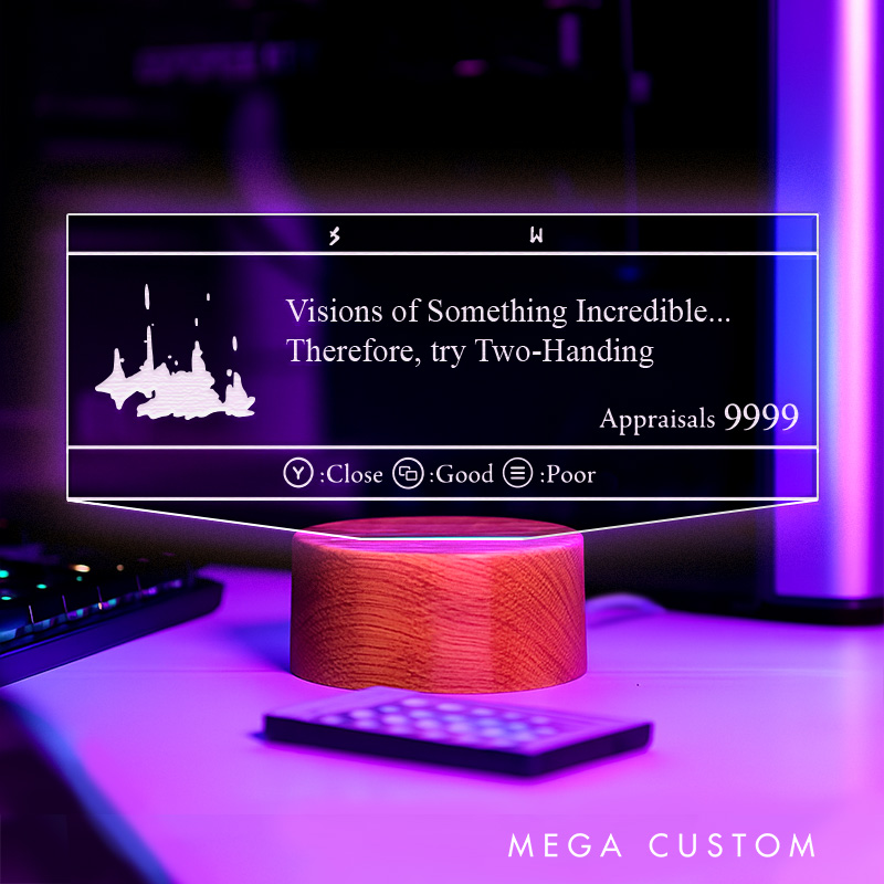 Personalized Message Gamertag Light Soulslike Sign Gamer Tag Night Light Streamer Light Sign for Him Geek Game Lover Gaming Name Sign Decor