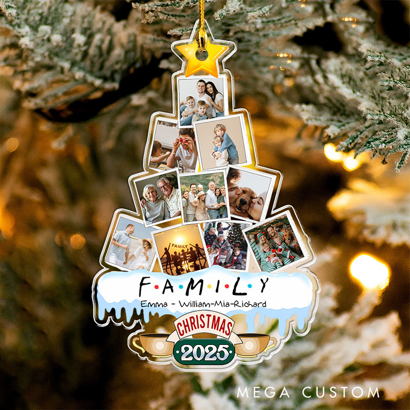 Personalized Family Christmas Tree TV Show Acrylic Ornament Movie Christmas Gift Film Xmas Gift Christmas Decor