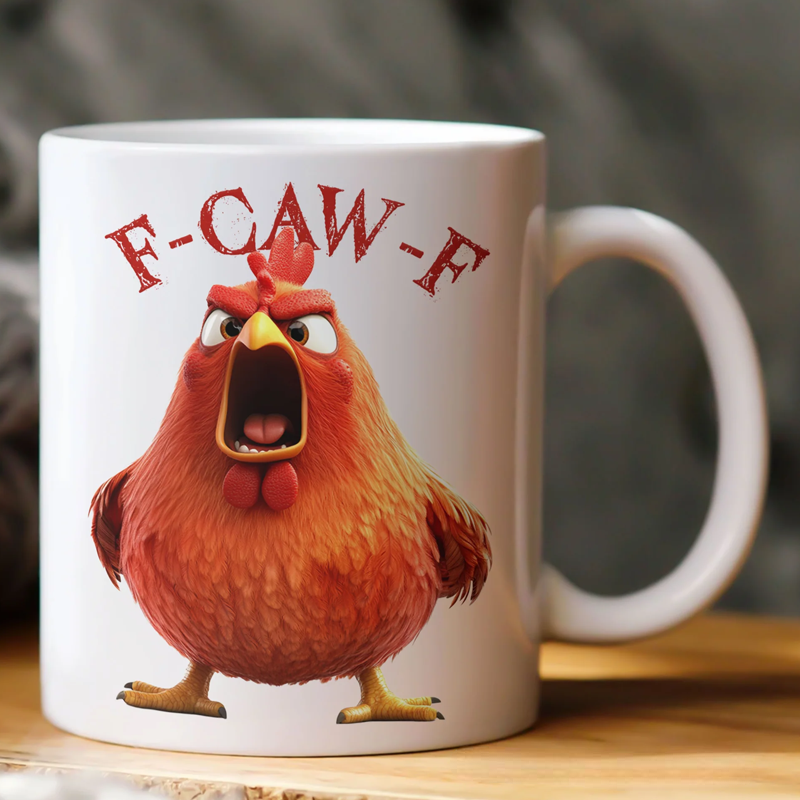 Personalized Funny Mug Humorous Crow Mug