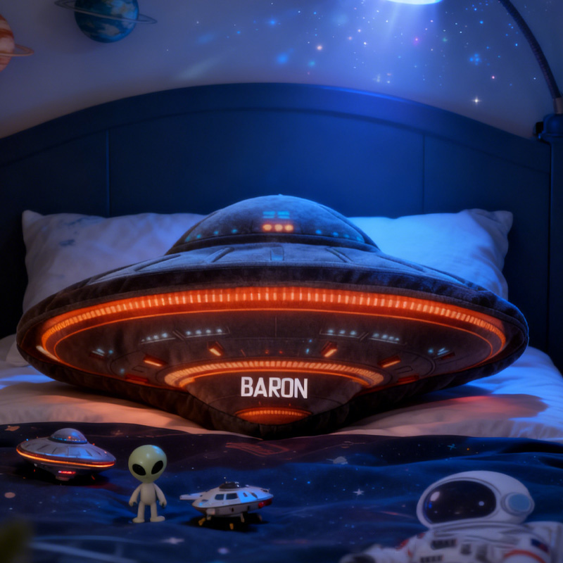 Personalized Space Lover Room Decoration Pillow Science Fiction Fans Pillow Gift for Kid Geek Lover