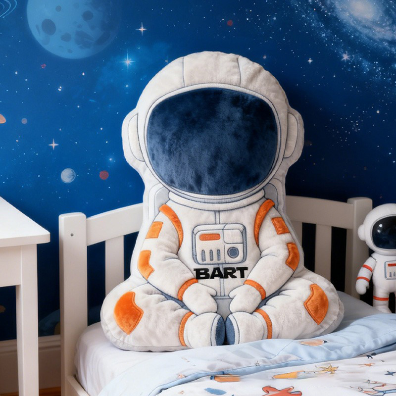 Personalized Outer Space Pillow Space Enthusiasts Pillow for Kid Children's Room Decorative Cushions