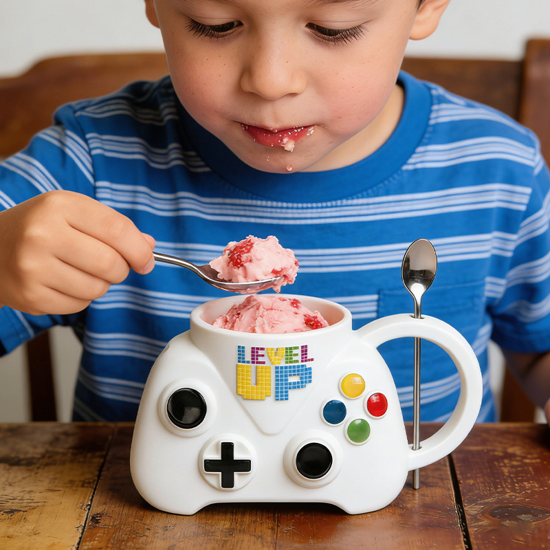 Personalized 3D Printed Game Controller Ice Cream Pint Holder game Ice Cream Lover Gifts 