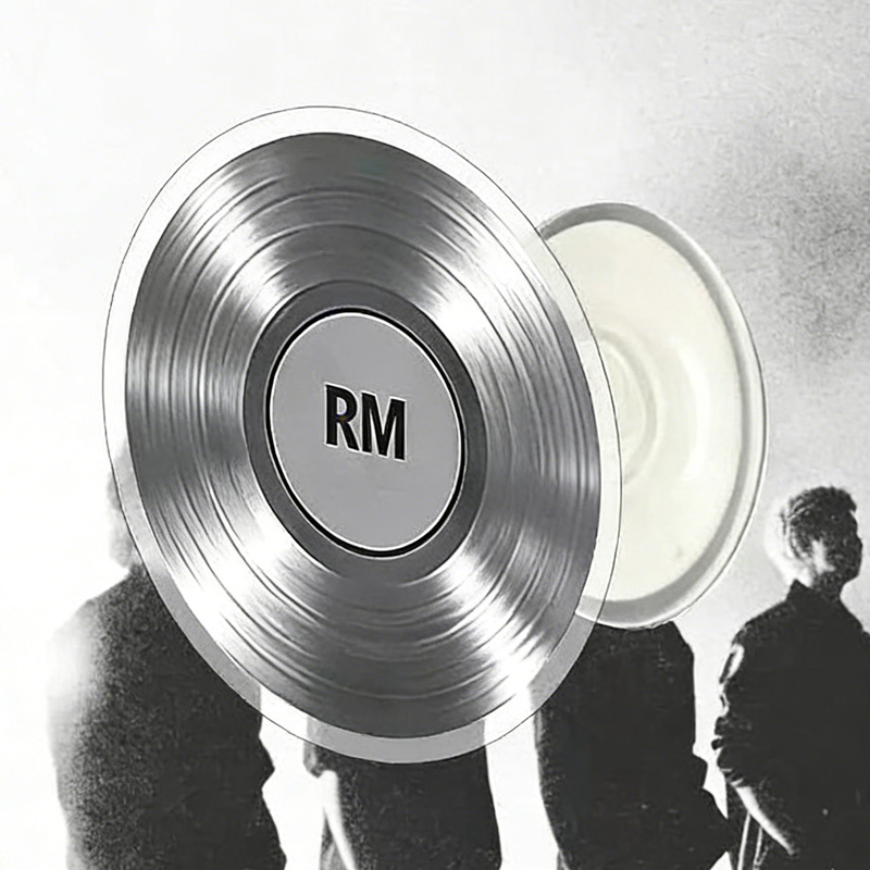 Kpop Inspired Colorful Vinyl Record Member Names Stylish Car Mount Stand Music Art Magnetic Phone Holder