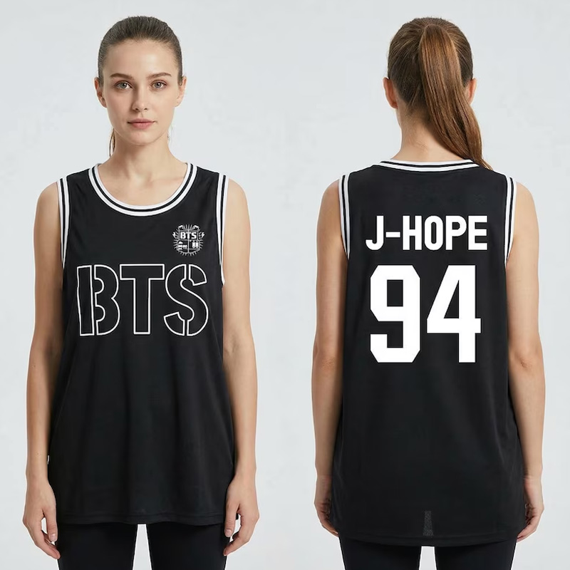 Kpop Group BTS-Style Jersey, Custom BTS Members Basketball Jersey For Army, BTS World Tour 2026 Merch Top, Bangtan Comeback 2026 Sports Vest