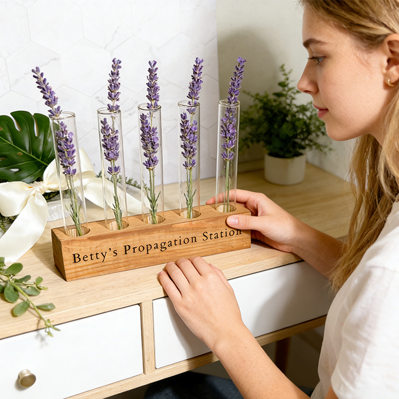 Personalized Custom Name Plant Propagation Station Custom Plant Gift for Plant Parents