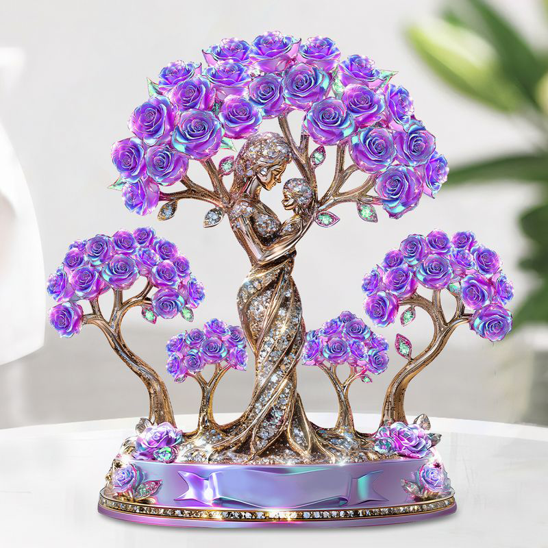 Personalized Mother The Love Between Mother and Her Kids Shaped Acrylic Plaque Unique Gift for Grandma Mom