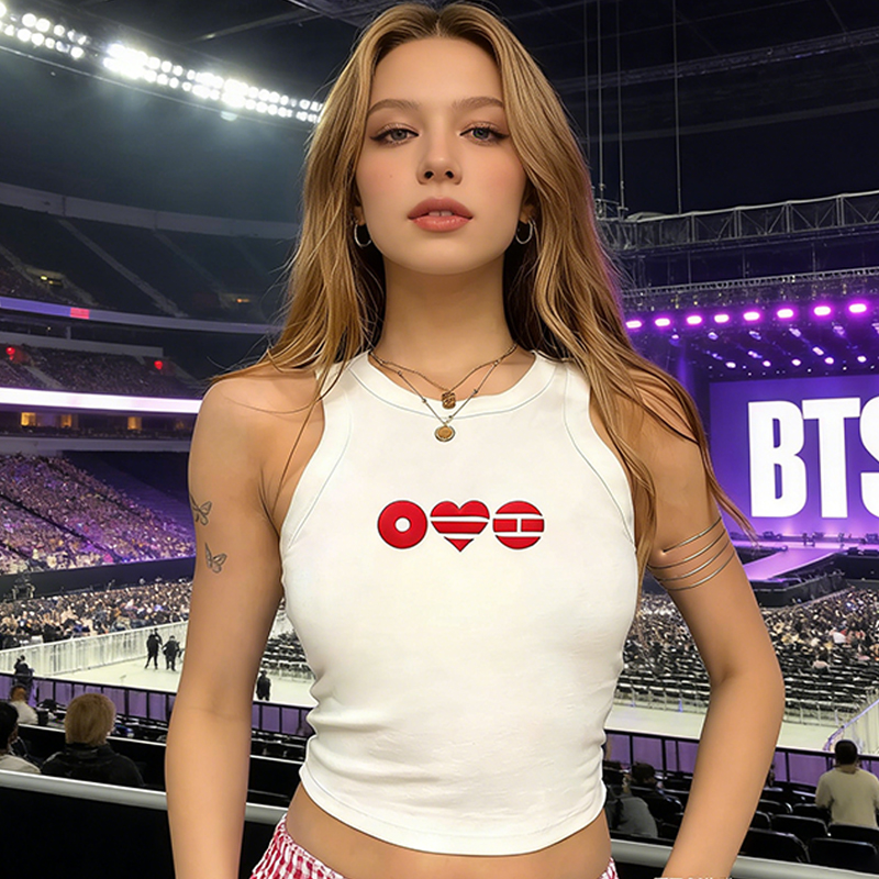 Personalized BTS World Tour Concert Crop Tank Top K-Pop Tour 2026 Tank Concert Crop Tank Top for ARMY