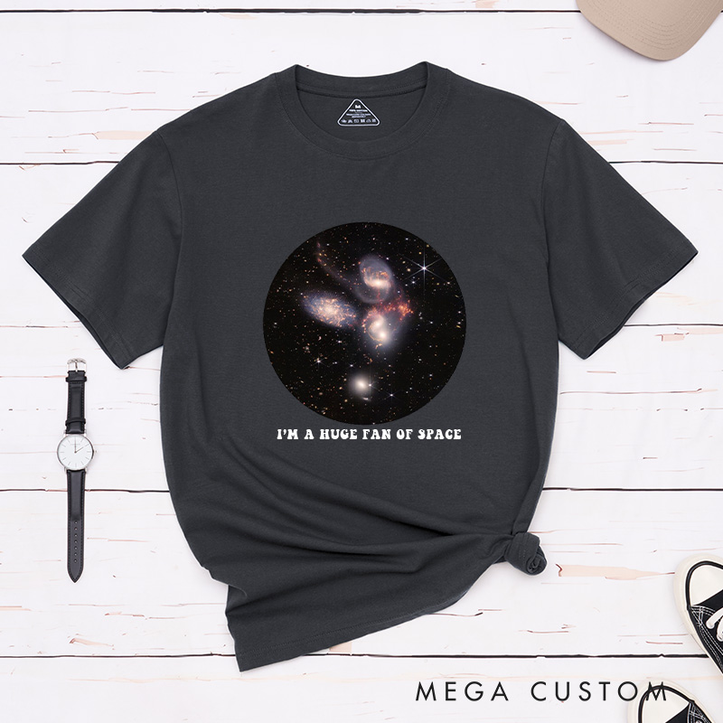 Personalized Solar System Planet Kid Adult T-shirt with Custom Text for Space Geek Lover